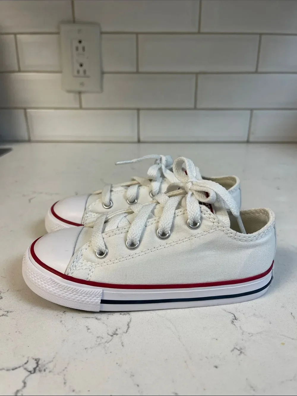 (Infant) Converse Chuck Taylor All Star Ox 'Optic White' 7J256 Size 9